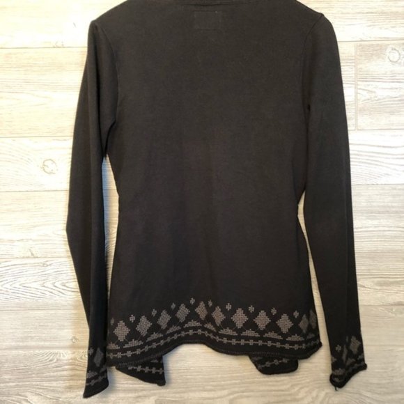 ๐ Lucky Lotus Lucky Brand Cardigan Wrap Small ๐ - Picture 2 of 6